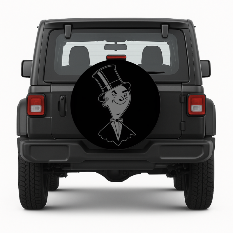 Top Hat Gentleman Spare Tire Cover