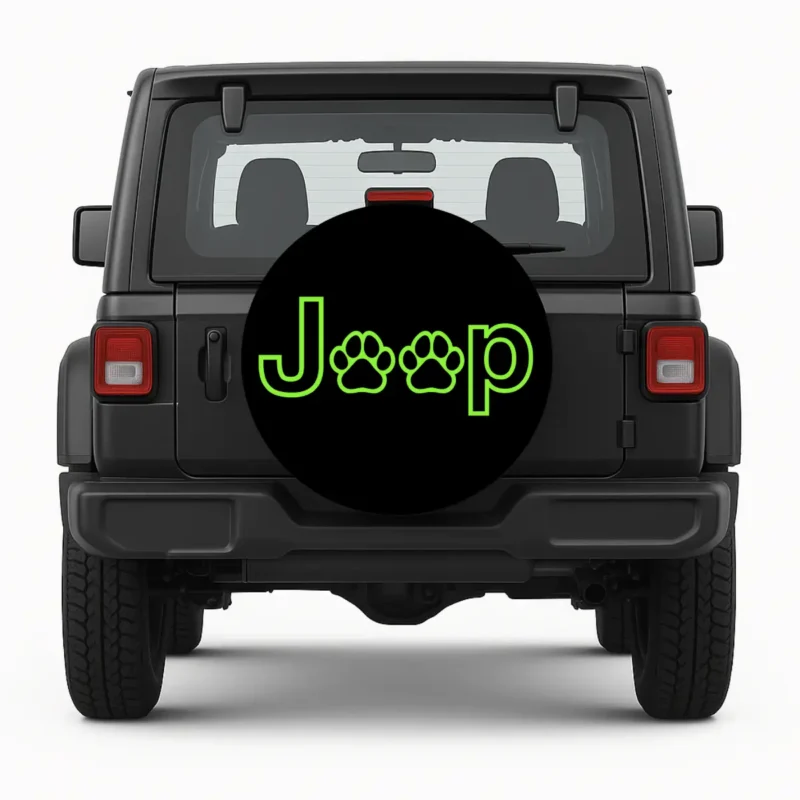 Jeep Paws — housse de roue de secours personnalisée par Wheel Shell