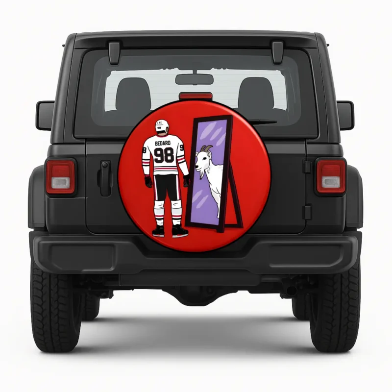 Bedard 98 — custom spare tire cover by Wheel Shell