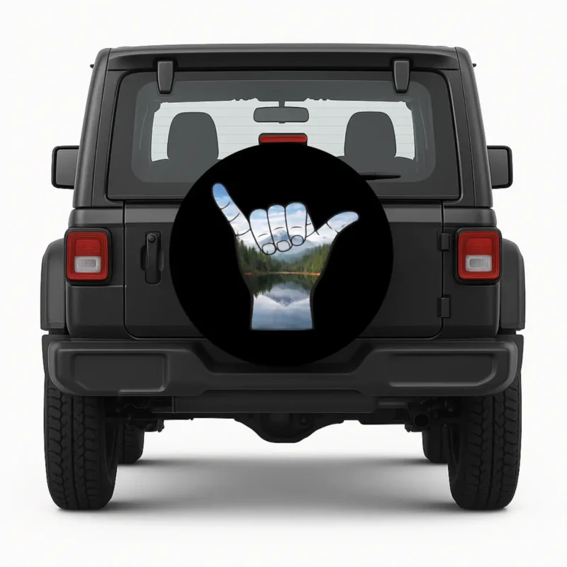 Shaka — custom spare tire cover by Wheel Shell