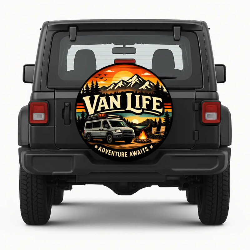 Van Life Spare Tire Cover
