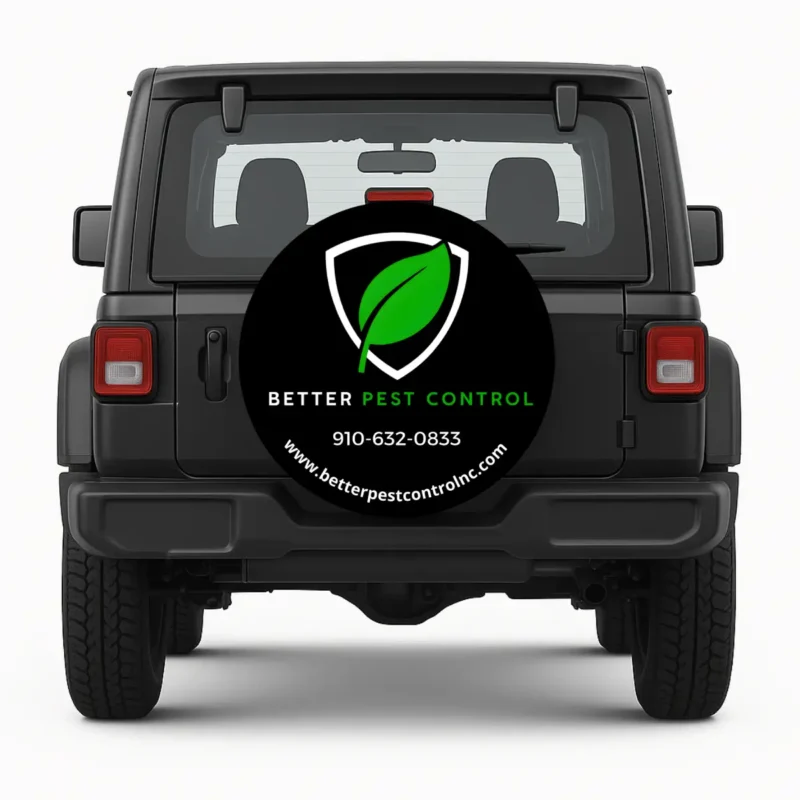 Better Pest Control — custom spare tire cover by Wheel Shell