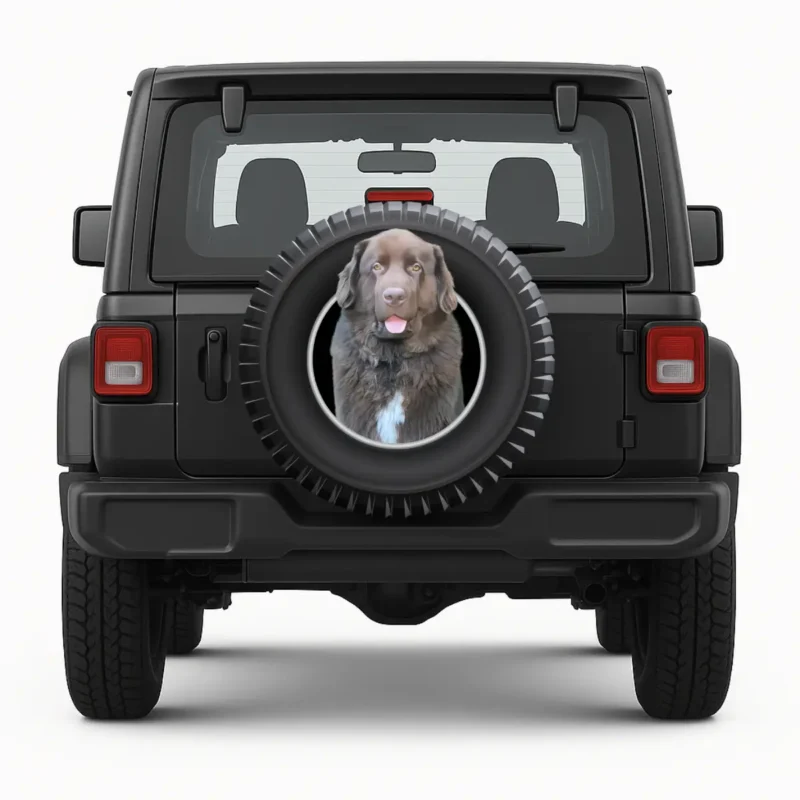Chien — housse de roue de secours personnalisée par Wheel Shell