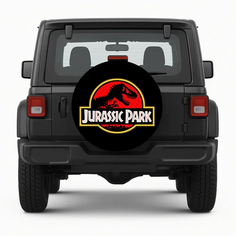 Jurassic Park — custom spare tire cover by Wheel Shell