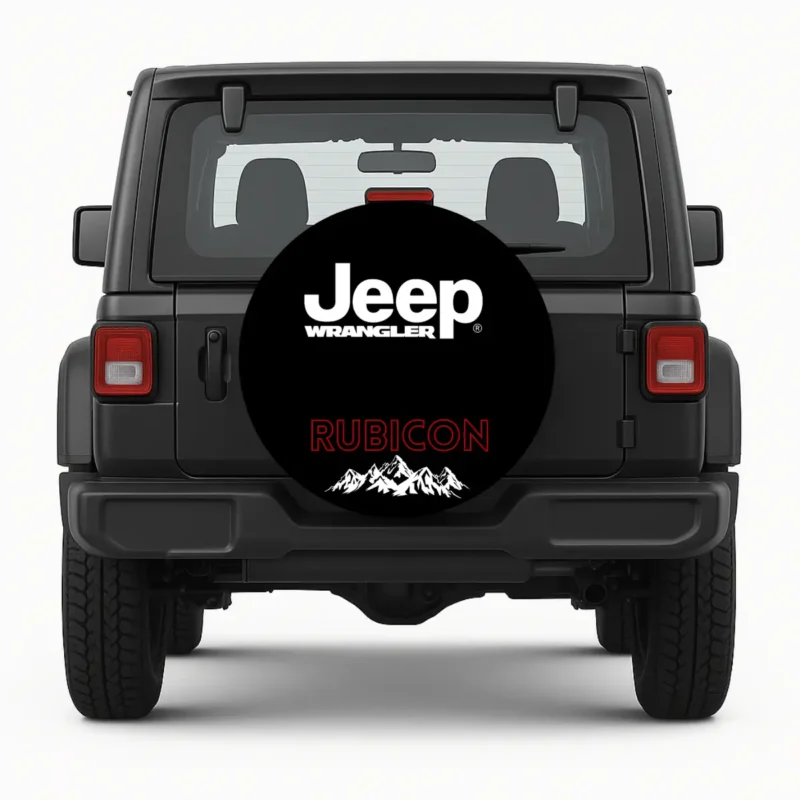 Wrangler Rubicon — custom spare tire cover by Wheel Shell