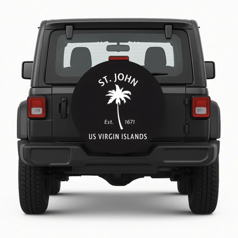 St. John US Virgin Islands Spare Tire Cover