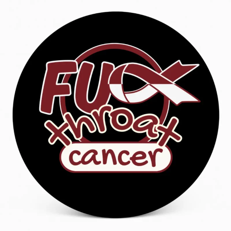 F**k cancer throat spare tire cover