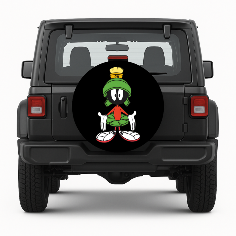 Marvin the Martian Confused Spare Tire Cover