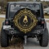 Smoking Gnome Spare Tire Cover