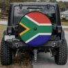 South Africa Flag Spare Tire Cover