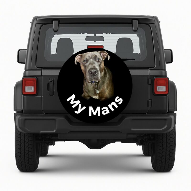 My Mans Dog Spare Tire Cover