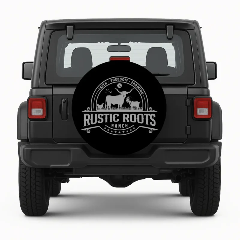 Rustic Roots — custom spare tire cover by Wheel Shell