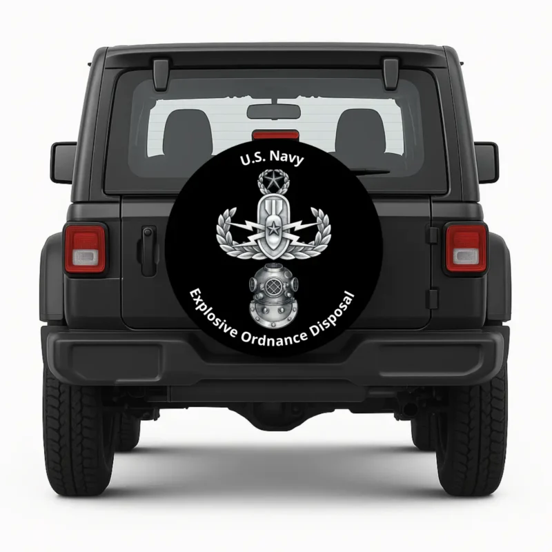 US Navy — custom spare tire cover by Wheel Shell