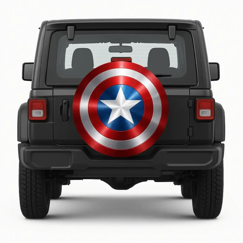 Housse de Roue de Secours Captain America