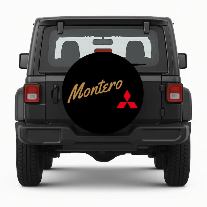 Montero — custom spare tire cover by Wheel Shell