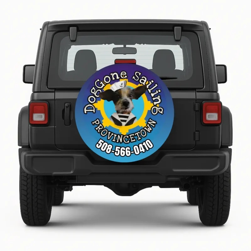 Dogbone — custom spare tire cover by Wheel Shell