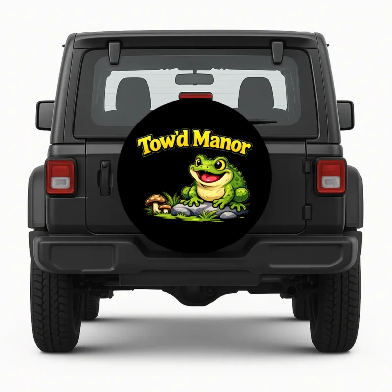 Towd's Manor — custom spare tire cover by Wheel Shell