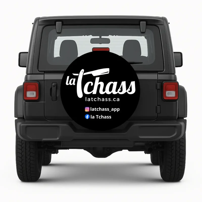 La Tchass — custom spare tire cover by Wheel Shell