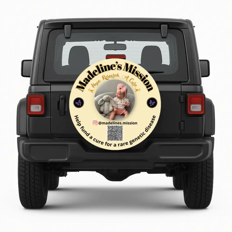 Madeline's Mission Spare Tire Cover