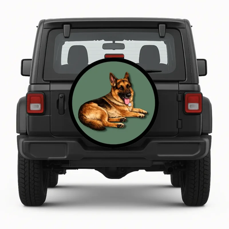 My Dog — custom spare tire cover by Wheel Shell