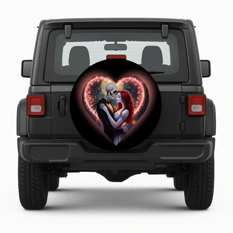 Jack And Sally — housse de roue de secours personnalisée par Wheel Shell