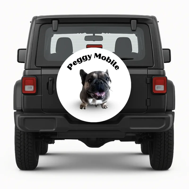 Frenchie — housse de roue de secours personnalisée par Wheel Shell