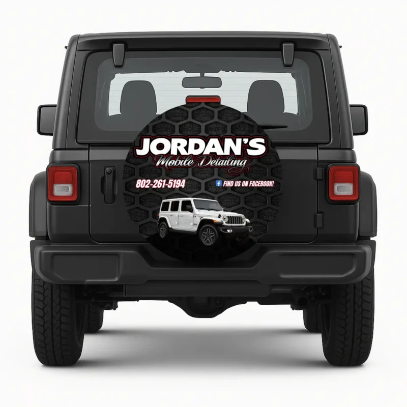 Jordan's — custom spare tire cover by Wheel Shell