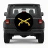 Crossed Flintlock Pistols Spare Tire Cover