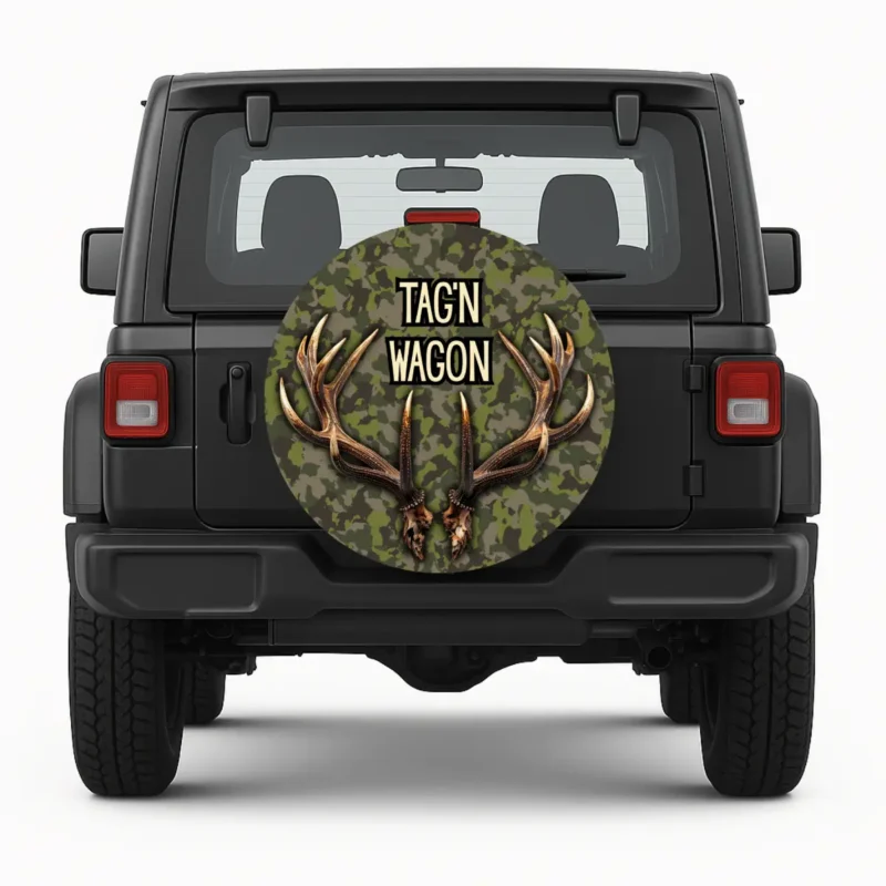 Tag'n Wagon — custom spare tire cover by Wheel Shell