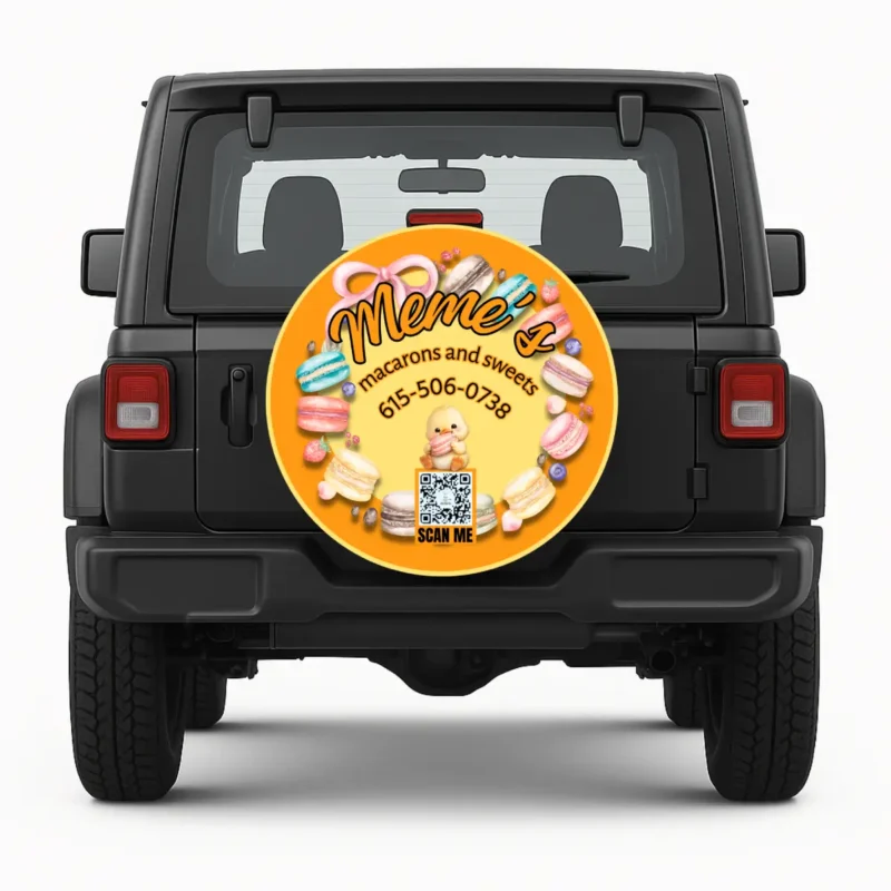 Meme's — custom spare tire cover by Wheel Shell