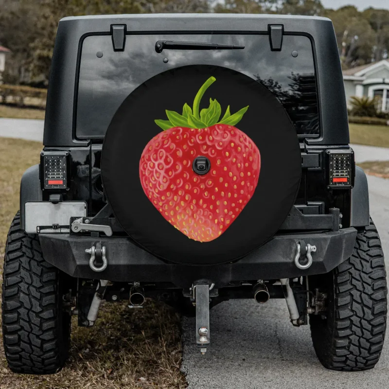 Strawberry — custom spare tire cover by Wheel Shell
