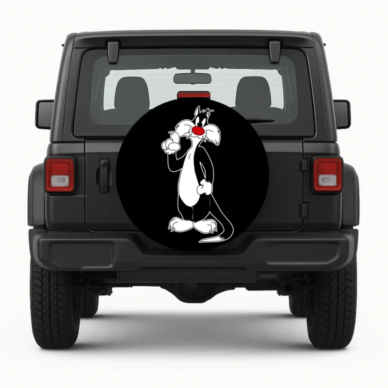 Sylvester cat spare tire cover (2)