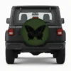 Black Butterfly Tire Cover