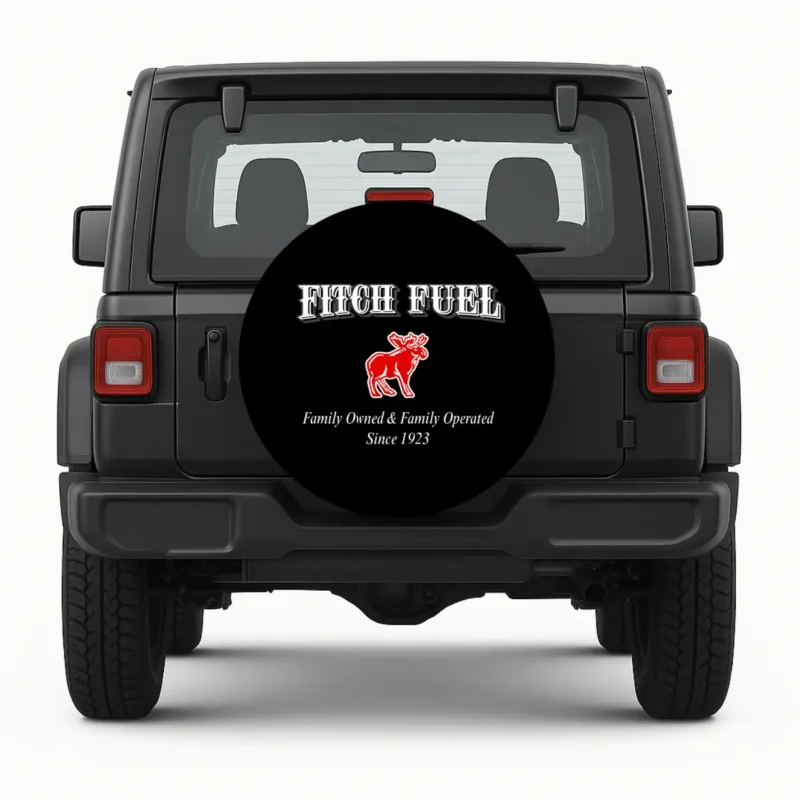 Fitch Fuel — custom spare tire cover by Wheel Shell