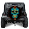 Mexican Day of the Dead Sugar Skull Spare Tire Cover