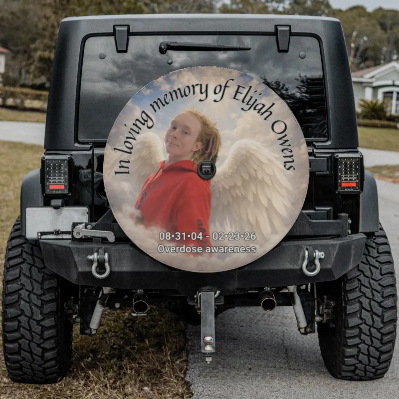 Elijah — housse de roue de secours personnalisée par Wheel Shell