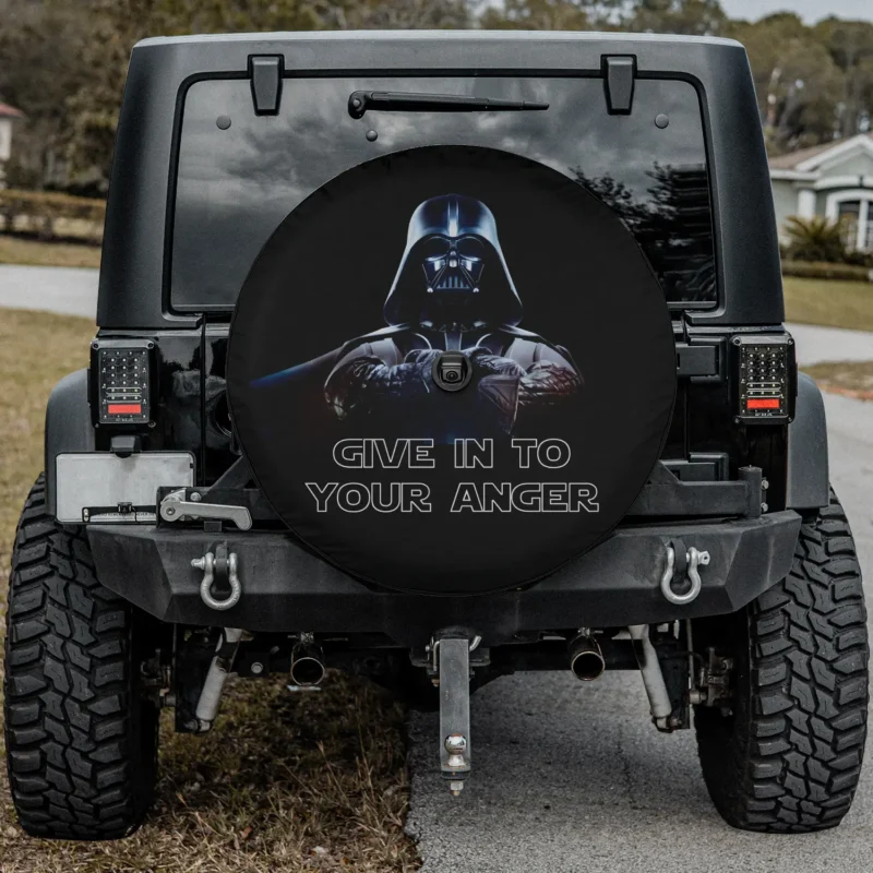 Give Into Your Anger — custom spare tire cover by Wheel Shell
