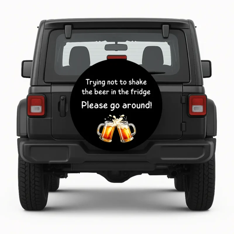 Please Go Around Spare Tire Cover