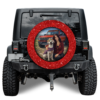 Girl and Dog Spare Tire Cover