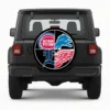 Detroit Pistons, Lions, Tigers & Red Wings Spare Tire Cover