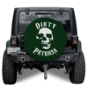 Dirty Patricia Flag Spare Tire Cover