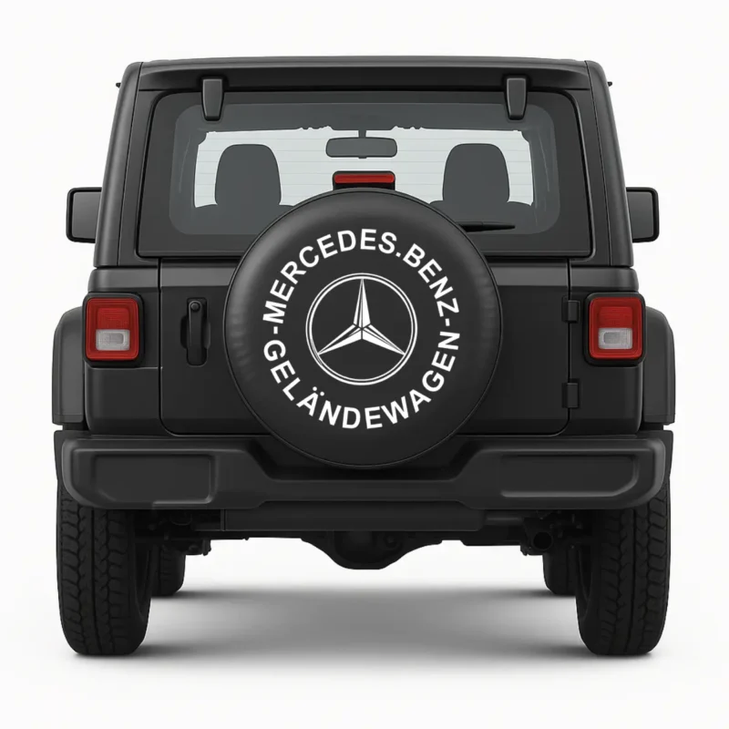 Mercedes G Wagon Spare Tire Cover – Gelandewagen Logo Design