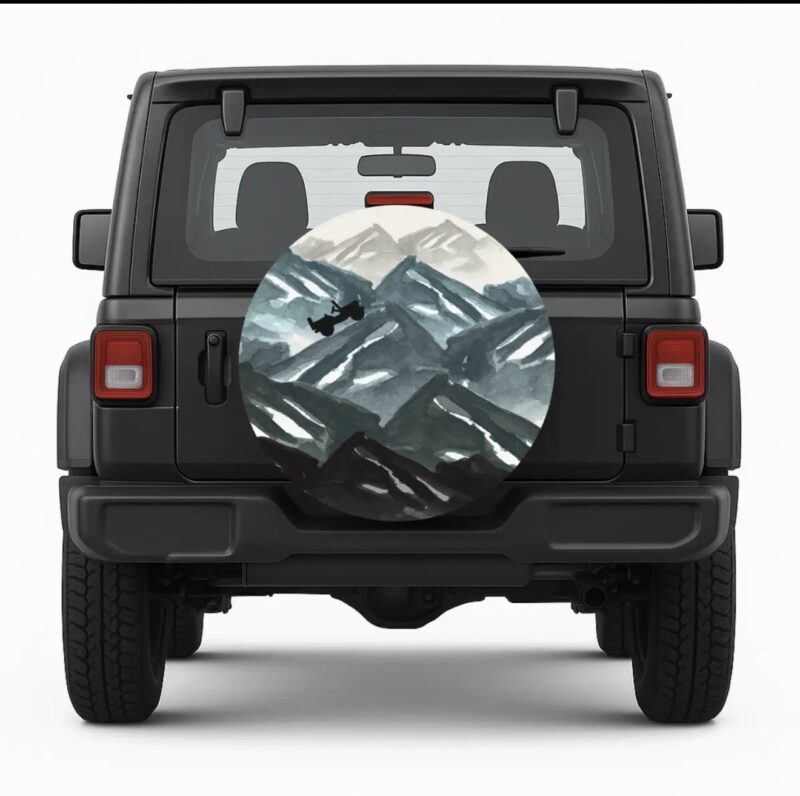 Housse de roue de secours Jeep & Mountains