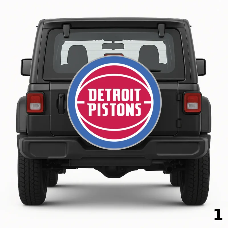 Detroit Pistons Spare Tire Cover