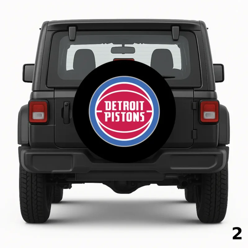 Detroit Pistons Spare Tire Cover