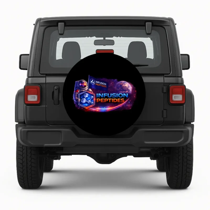 Infusion Peptides — custom spare tire cover by Wheel Shell