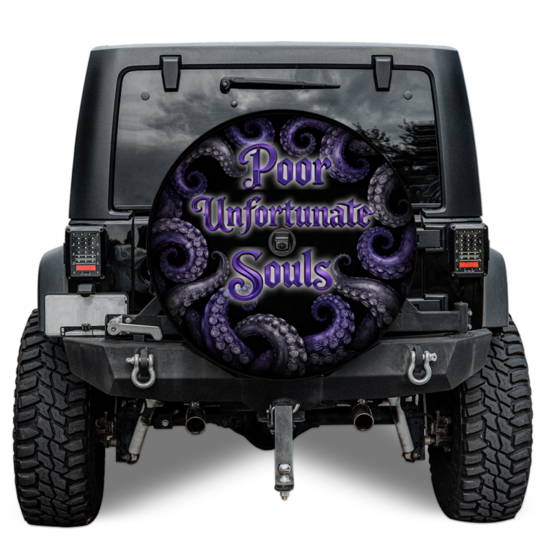 Poor Unfortunate Souls — custom spare tire cover by Wheel Shell