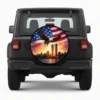 Twin Towers & American Bald Eagle Spare Tire Cover