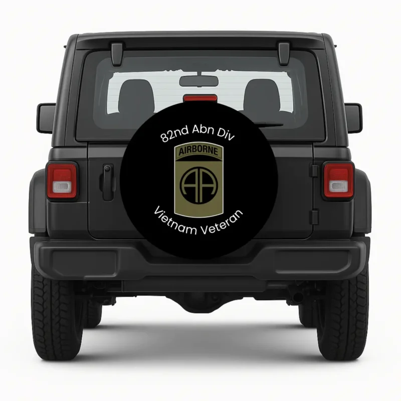 Vietnam Veteran — custom spare tire cover by Wheel Shell