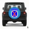 =Army Unit Patch Spare Tire Cover